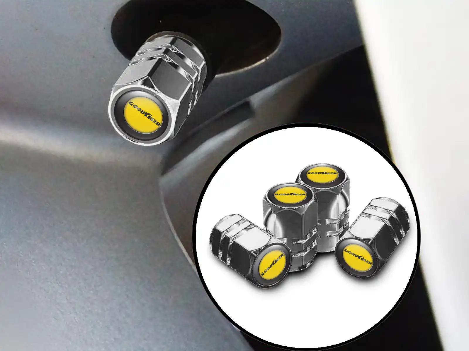Tire Valve Caps SUV Luxury Look Style